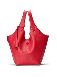 Polo Ralph Lauren - Ply Tote Medium -nahkalaukku - 013 CHERRY | Stockmann