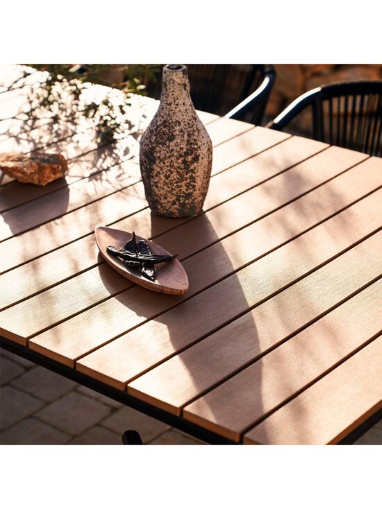 Kave Home - Canyelles- jatkettava ruokapöytä musta 100 x 180/240 cm - BEIGE | Stockmann - photo 7