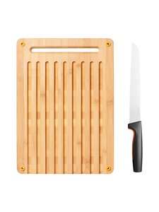 Fiskars - Functional Form Set - leikkuulauta ja veitsi - BEIGE | Stockmann