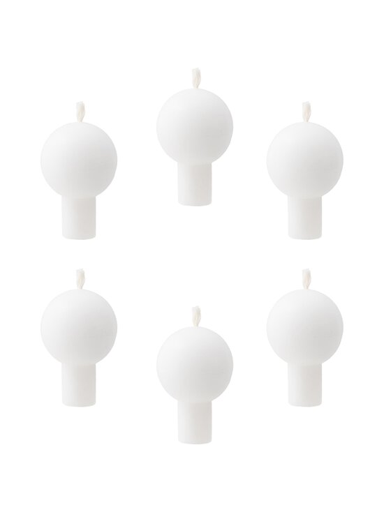 Aarikka - Ball Small -kynttilät 6 kpl - WHITE | Stockmann - photo 2