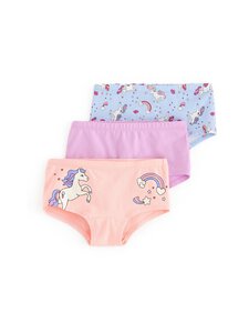 Lindex - aluspüksid Unicorn Hipster, 3 paari - 6932 LIGHT PINK Lindex - aluspüksid Unicorn Hipster, 3 paari - 6932 LIGHT PINK | Stockmann