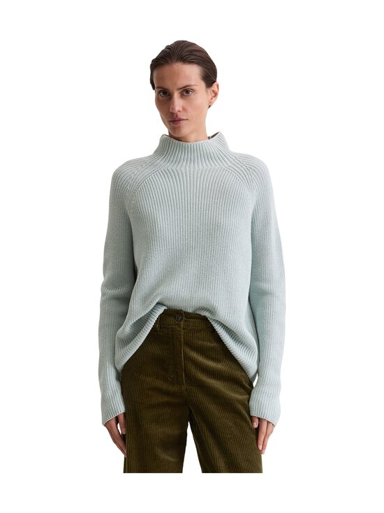 Marc O'Polo - Pullover Stand-Up Collar -puuvillaneule - 821 SILVERY BLUE - photo 2 Marc O'Polo - Pullover Stand-Up Collar -puuvillaneule - 821 SILVERY BLUE | Stockmann - photo 2
