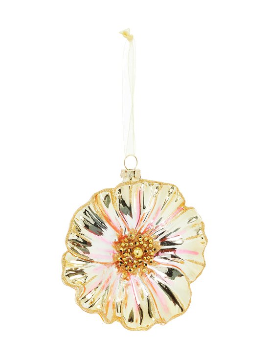 Villa Stockmann - Glass Flower -joulukoriste - GOLD | Stockmann - photo 1