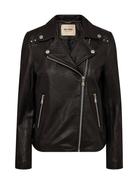 MOS MOSH - MMGoha Stud -nahkatakki - 801 BLACK | Stockmann - photo 1