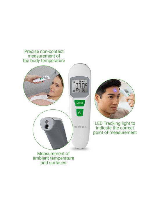 Medisana - TM760 Infrared Multi Functional Thermometer -infrapuna‑monitoimilämpömittariTM760 Infrared Multi Functional Thermometer -infrapuna‑monitoimilämpömittari - WHITE | Stockmann - photo 4