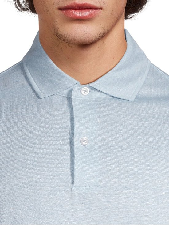 BOSS - Press Jersey -pikeepaita - 450 LIGHT/PASTEL BLUE | Stockmann - photo 7