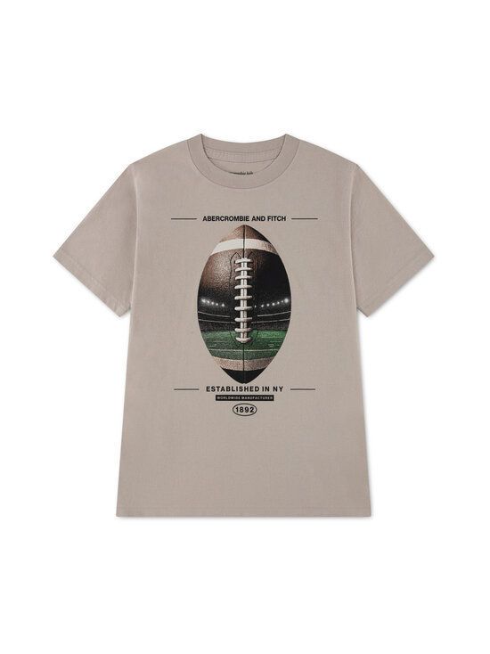 Abercrombie & Fitch - Football Fill t-paita - JFR-CHATEAU GRAY | Stockmann - photo 1