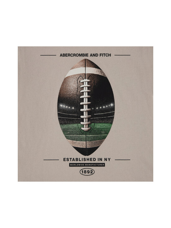 Abercrombie & Fitch - Football Fill t-paita - JFR-CHATEAU GRAY | Stockmann - photo 3