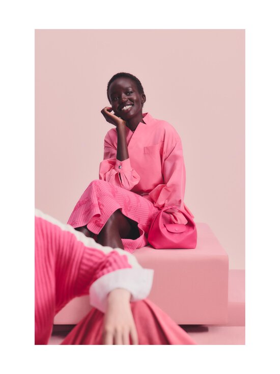 Longchamp - Le Pliage Top Handle -nahkalaukku - 618 PINK | Stockmann - photo 3