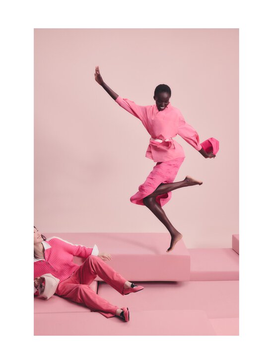 Longchamp - Le Pliage Top Handle -nahkalaukku - 618 PINK | Stockmann - photo 4