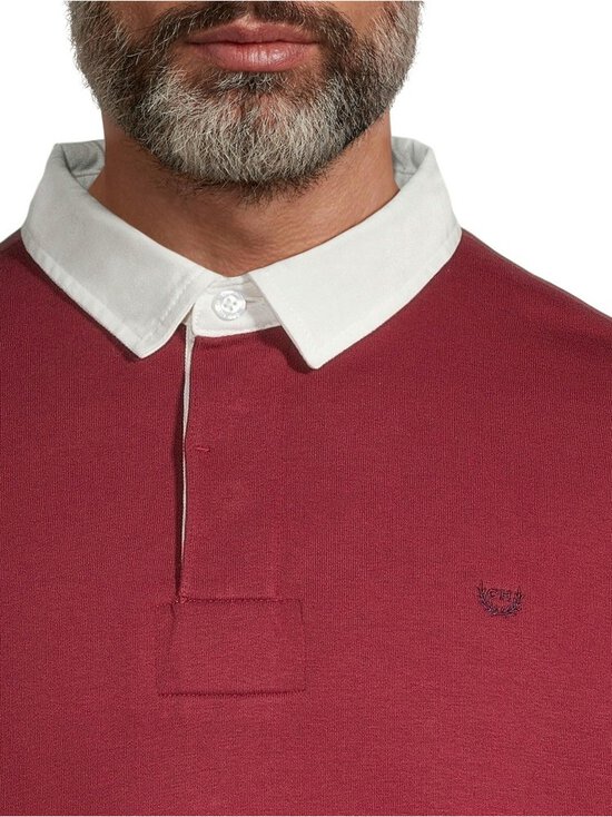 Cap Horn - Jagger Rugbycollar -collegepaita - WINE RED | Stockmann - photo 4