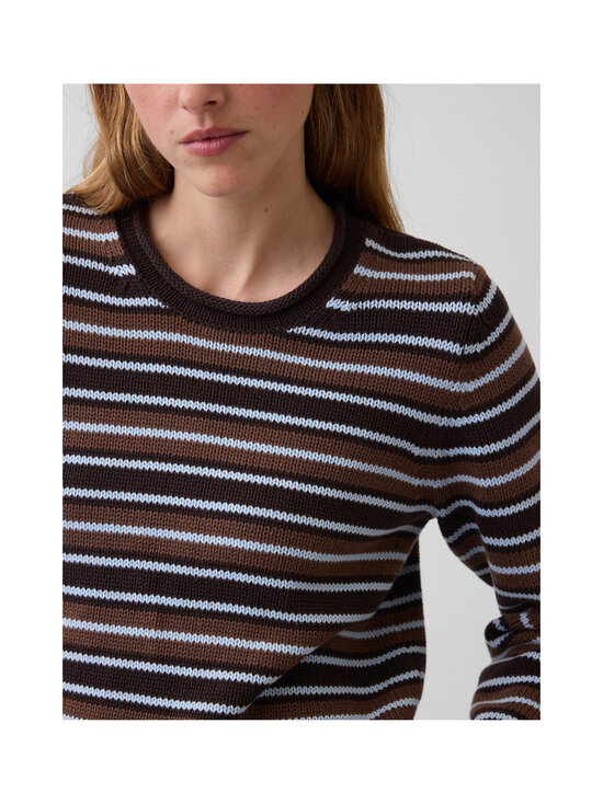 GAP - Cotton Jersey Rollneck -neulepusero - BROWN STRIPE | Stockmann - photo 5