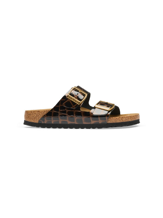 BIRKENSTOCK - Arizona Lena Emboss Animal -sandaalit - EMBOSS LEATHER BLACK | Stockmann - photo 1