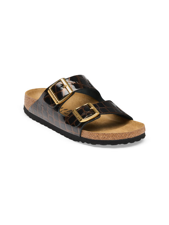 BIRKENSTOCK - Arizona Lena Emboss Animal -sandaalit - EMBOSS LEATHER BLACK | Stockmann - photo 2