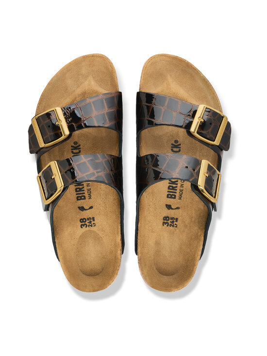 BIRKENSTOCK - Arizona Lena Emboss Animal -sandaalit - EMBOSS LEATHER BLACK | Stockmann - photo 3