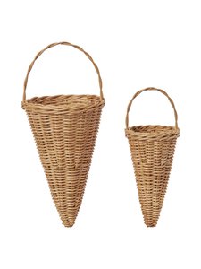 Ferm Living - Jõulukaunistused Braided Cones Set, 2 tk - NATURAL | Stockmann