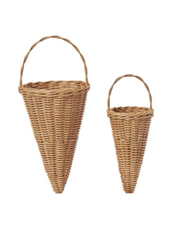 Braided Cones Set -joulukoristeet 2 kpl