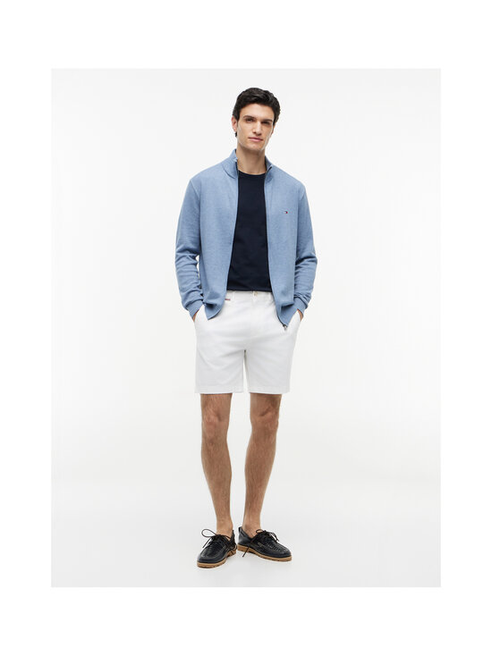 Tommy Hilfiger - Cotton Zip Thru -neuletakki - D0Z BRISK BLUE HEATHER | Stockmann - photo 2