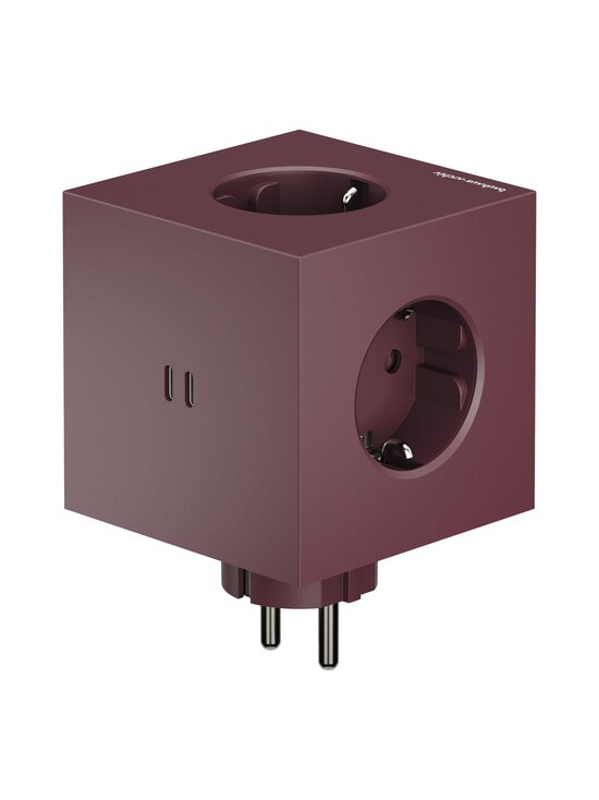 Avolt - Square 2 USB-C -pistorasia - MULBERRY RED | Stockmann - photo 1