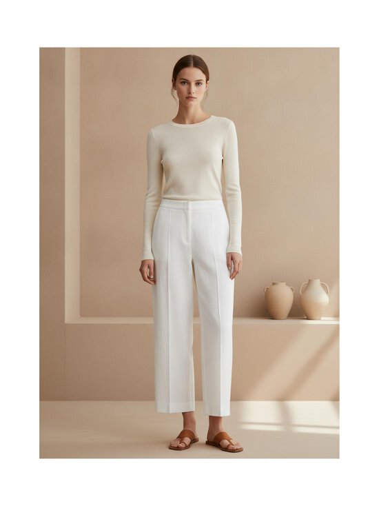 Tommy Hilfiger - Viskozes-lina maisījuma bikses - YCF TH OPTIC WHITE | Stockmann - photo 6