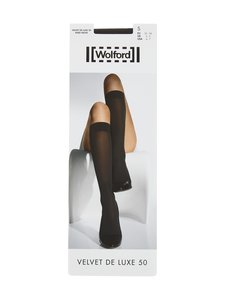 Wolford - Velvet De Luxe 50 den knee-highs - BLACK Wolford - Velvet De Luxe 50 den knee-highs - BLACK | Stockmann