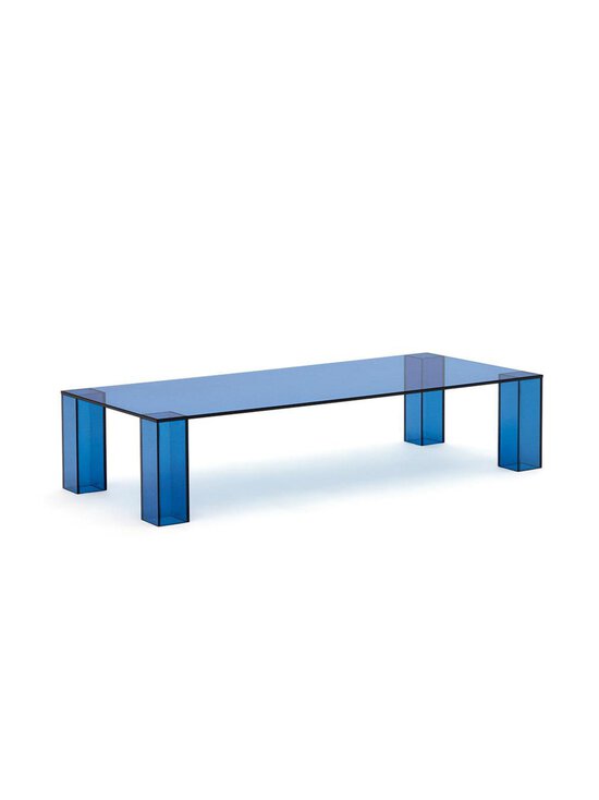 Kave Home - Adularia-sohvapöytä sininen lasi 140 x 60 cm - BLUE | Stockmann - photo 2