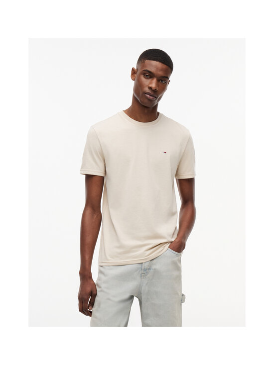 Tommy Jeans - Slim Jaspe T-krekls - ACI CLASSIC BEIGE | Stockmann - photo 2