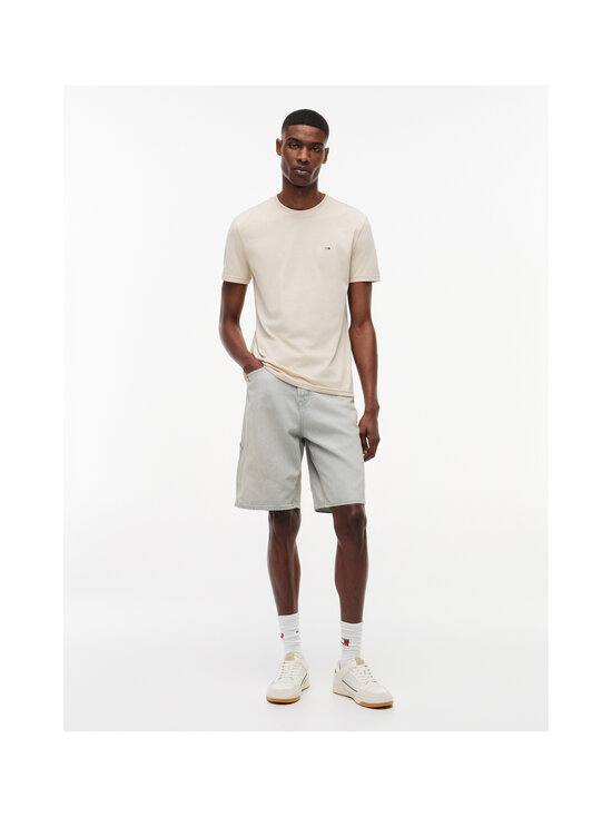 Tommy Jeans - Slim Jaspe T-krekls - ACI CLASSIC BEIGE | Stockmann - photo 4