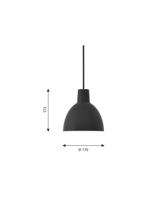 Louis Poulsen - Toldbod-riippuvalaisin Ø 17 cm - BLACK - photo 2 Louis Poulsen - Toldbod-riippuvalaisin Ø 17 cm - BLACK | Stockmann - photo 2