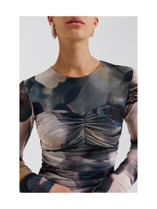 Malina - Elionora Sheer Jersey -paita - DUSTY POPPY | Stockmann - photo 5