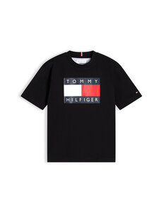 Tommy Hilfiger - Heritage Printed Flag t-krekls - BDS BLACK | Stockmann
