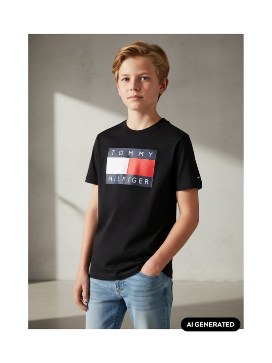Tommy Hilfiger - T-särk Heritage Printed Flag - BDS BLACK | Stockmann - photo 2