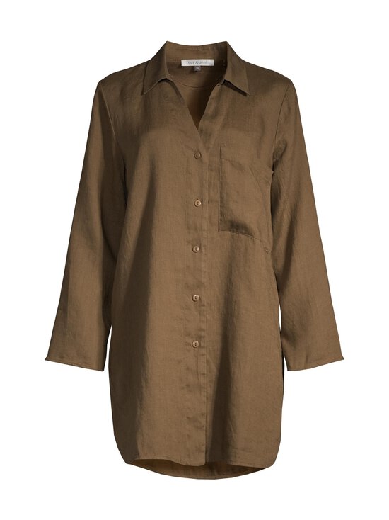 cut & pret - Alexa Linen Shirt - KHAKI - photo 1 cut & pret - Alexa Linen Shirt - KHAKI | Stockmann - photo 1