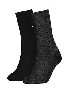 Tommy Hilfiger - Sokid TH Women Casual, 2 paari - 111 BLACK LUREX Tommy Hilfiger - Sokid TH Women Casual, 2 paari - 111 BLACK LUREX | Stockmann