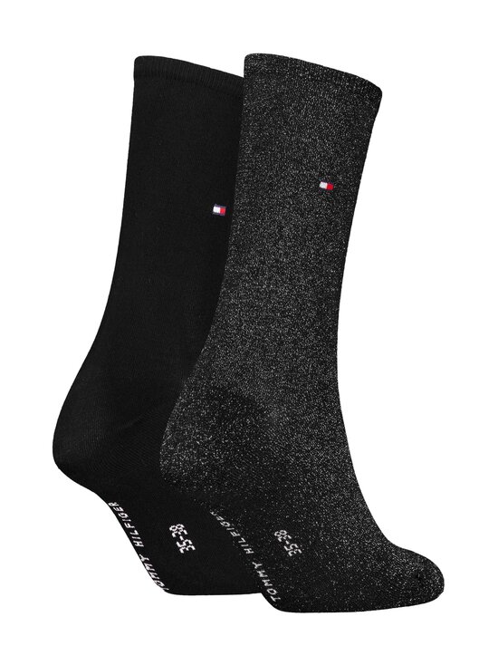 Tommy Hilfiger - TH Women Casual zeķes 2 iepak. - 111 BLACK LUREX - photo 2 Tommy Hilfiger - TH Women Casual zeķes 2 iepak. - 111 BLACK LUREX | Stockmann - photo 2