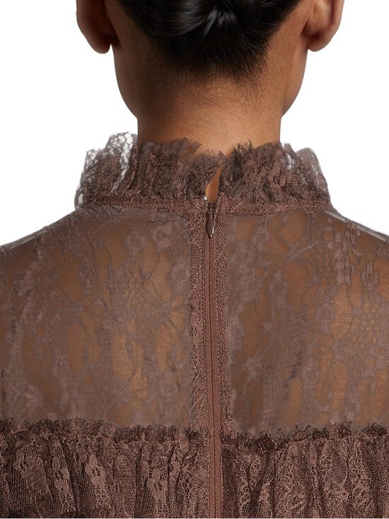 Malina - Carmine Frill Lace -mekko - DARK BROWN | Stockmann - photo 5