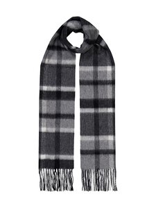 Stockholm Kravatt - Check Wool -kaulaliina 30 x 200 cm - 1GREY | Stockmann
