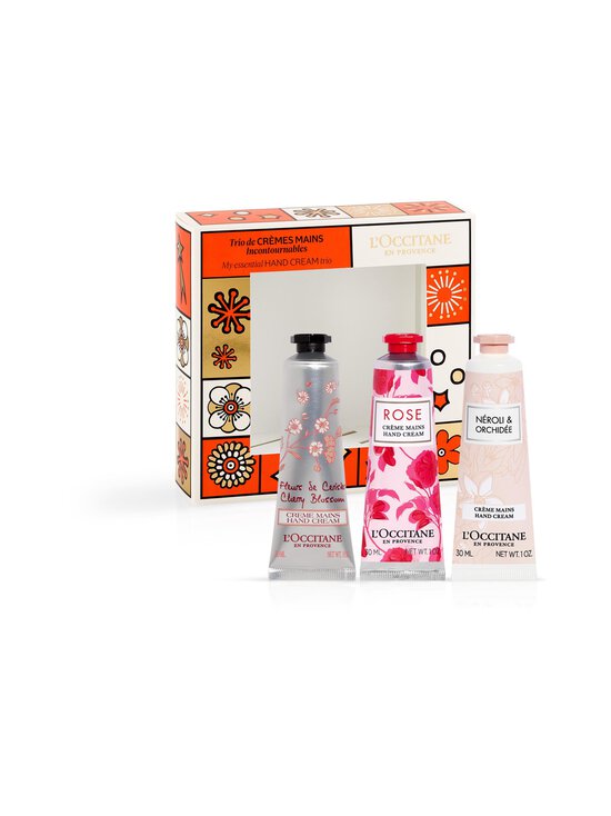 FLORAL HAND CREAM TRIO -lahjapakkaus