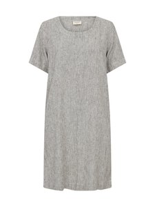 Freequent - FQLava-pellavasekoitemekko - 7107 COFFEE BEAN W. STAR OFF-WHITE | Stockmann