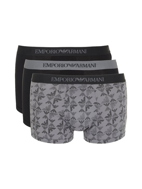 Emporio Armani - Bokserialushousut 3-pack - MC200 BLK/SHADE-BLK/BLK | Stockmann - photo 1