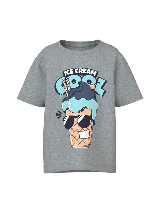 Name It - NmmVagno Loose t-paita - GREY MELANGE PRINT:ICE CREAM | Stockmann - photo 1