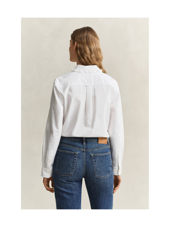 GANT - Regular Classic Frill -kauluspaita - 110 WHITE | Stockmann - photo 3