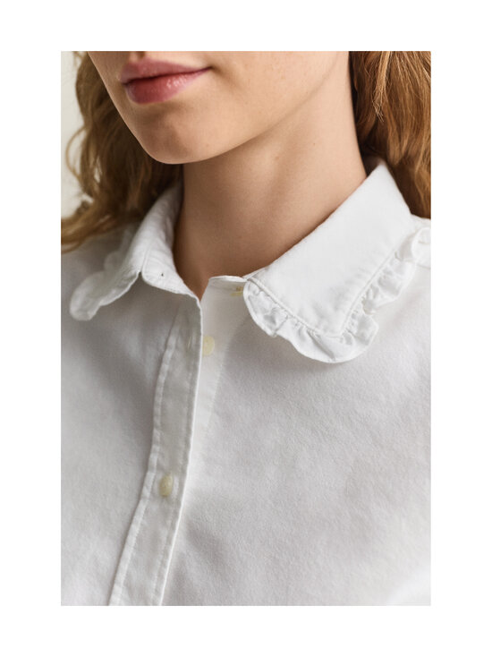 GANT - Regular Classic Frill -kauluspaita - 110 WHITE | Stockmann - photo 4