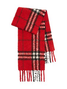 Burberry - Check Bouclé -huivi - C3383 POST RED | Stockmann