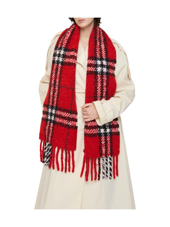 Burberry - Check Bouclé -huivi - C3383 POST RED | Stockmann - photo 5