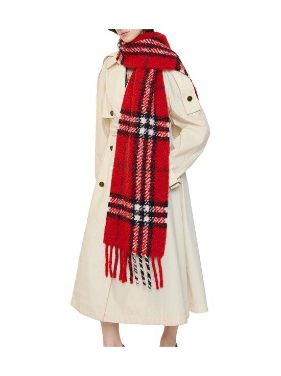 Burberry - Check Bouclé -huivi - C3383 POST RED | Stockmann - photo 6