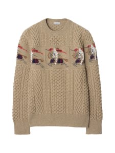 Burberry - Edward- villa-kashmirneule - LIGHT BROWN MELANGE | Stockmann