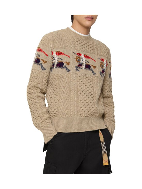 Burberry - Edward- villa-kashmirneule - LIGHT BROWN MELANGE | Stockmann - photo 2