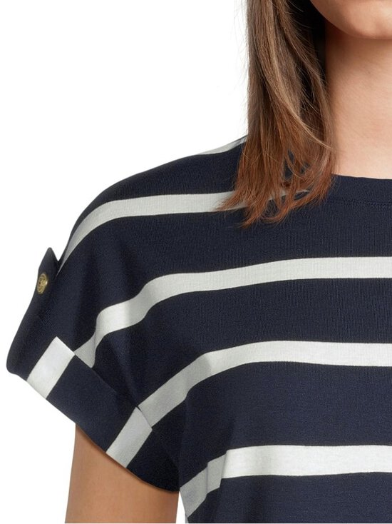 Tommy Hilfiger - Gold Button Modern t-paita - 0BB DARK NIGHT NAVY/IVORY SILK STP - photo 4 Tommy Hilfiger - Gold Button Modern t-paita - 0BB DARK NIGHT NAVY/IVORY SILK STP | Stockmann - photo 4