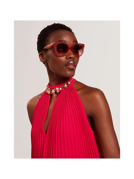 Ted Baker London - Akala Crepe V-neck -pliseerattu maksimekko - FUCHSIA | Stockmann - photo 5